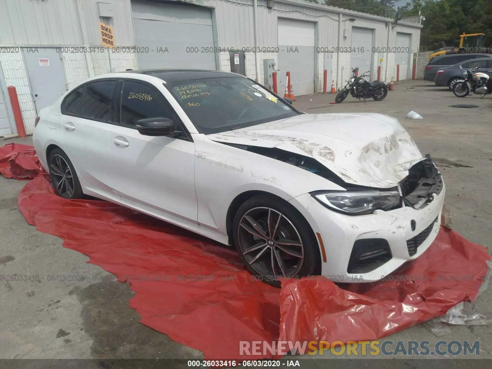 1 fotografías del automóvil dañado WBA5R7C53KAJ80659 BMW 330XI 2019
