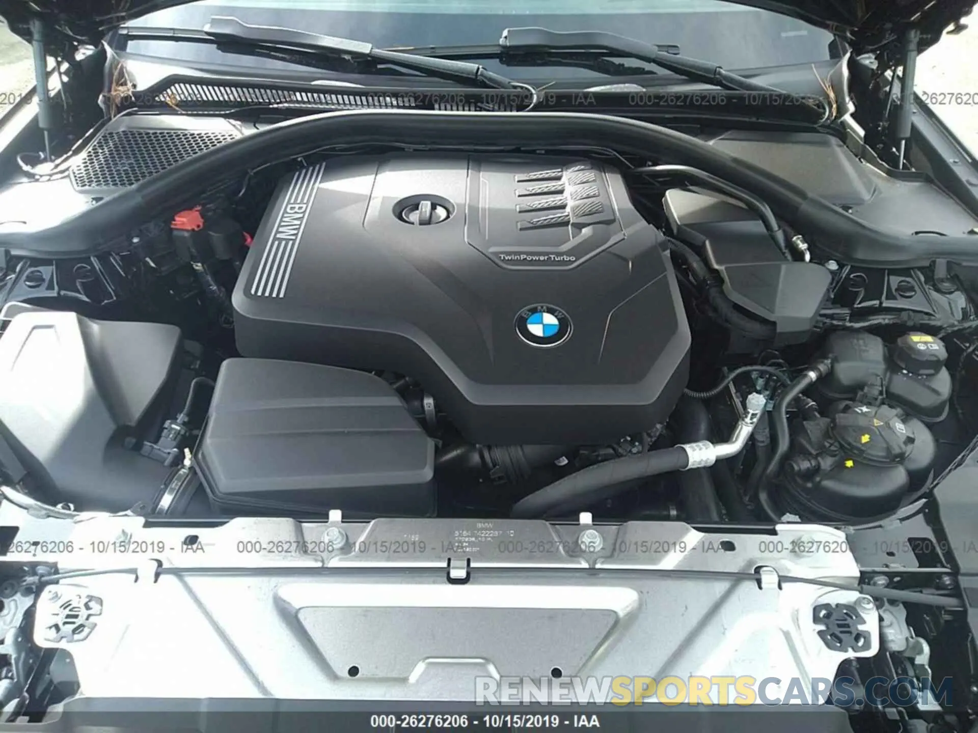 10 fotografías del automóvil dañado WBA5R7C53KAJ87658 BMW 330XI 2019