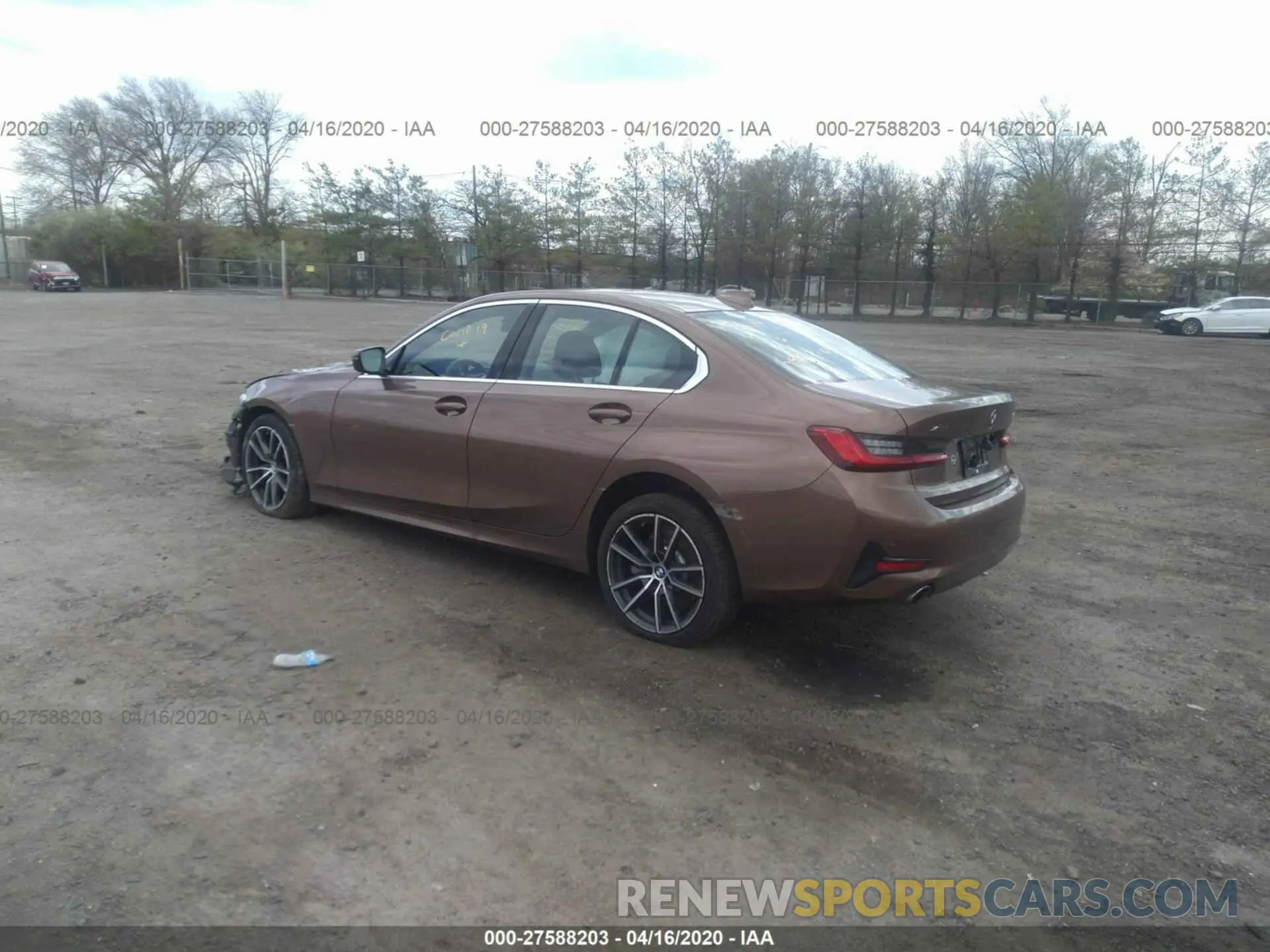 3 fotografías del automóvil dañado WBA5R7C57KFH02392 BMW 330XI 2019