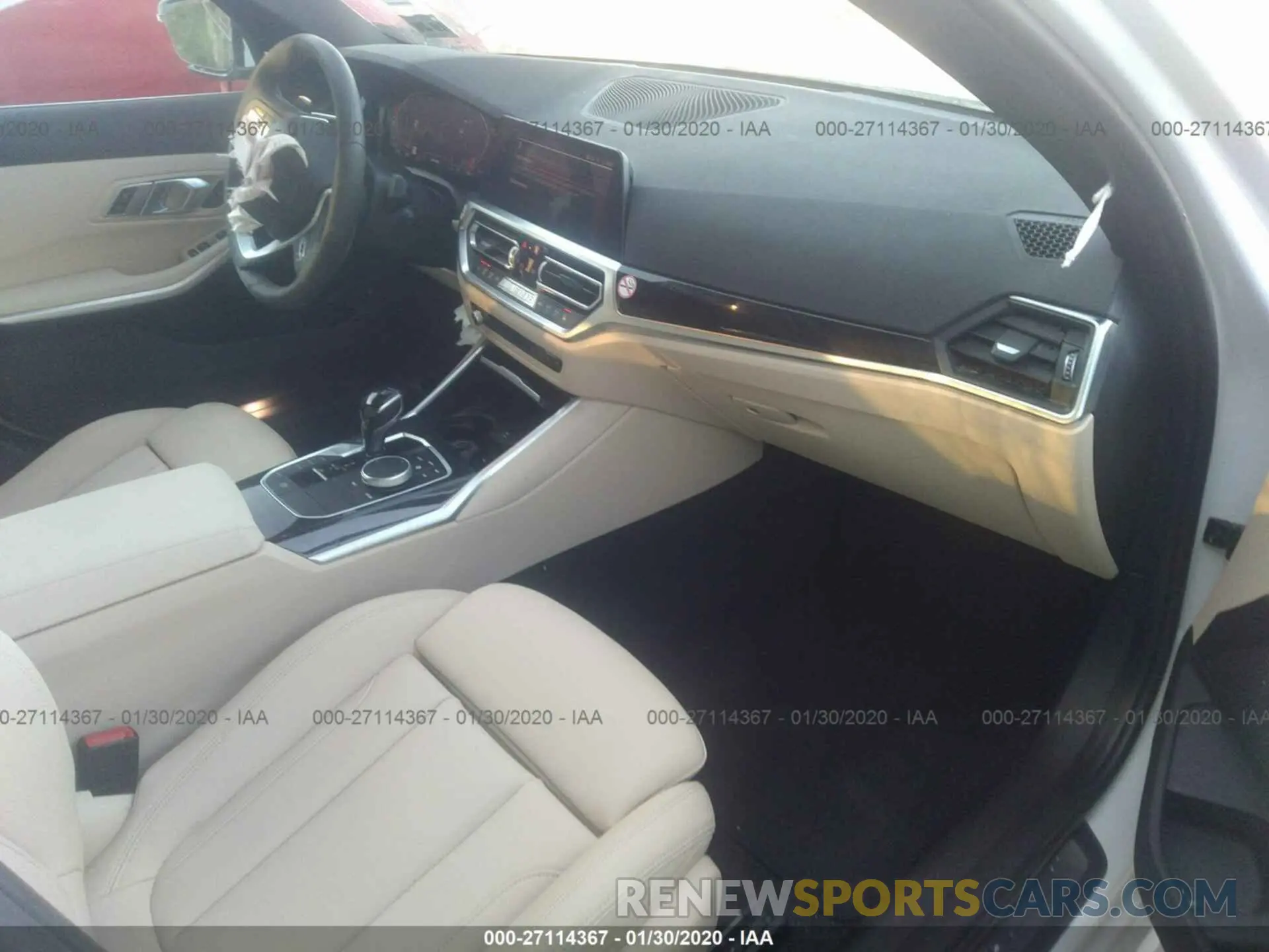5 fotografías del automóvil dañado 3MW5R7J09L8B05971 BMW 330XI 2020