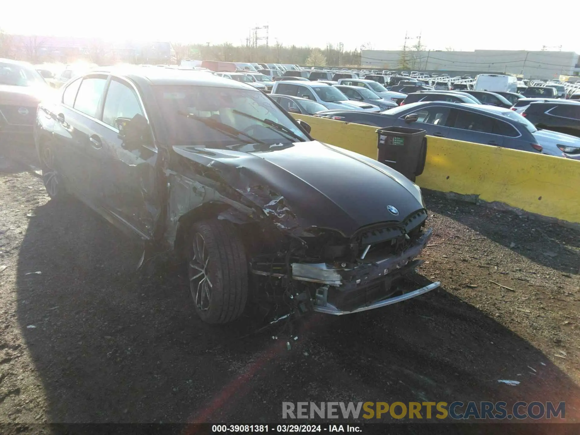 1 fotografías del automóvil dañado 3MW5R7J0XL8B21614 BMW 330XI 2020