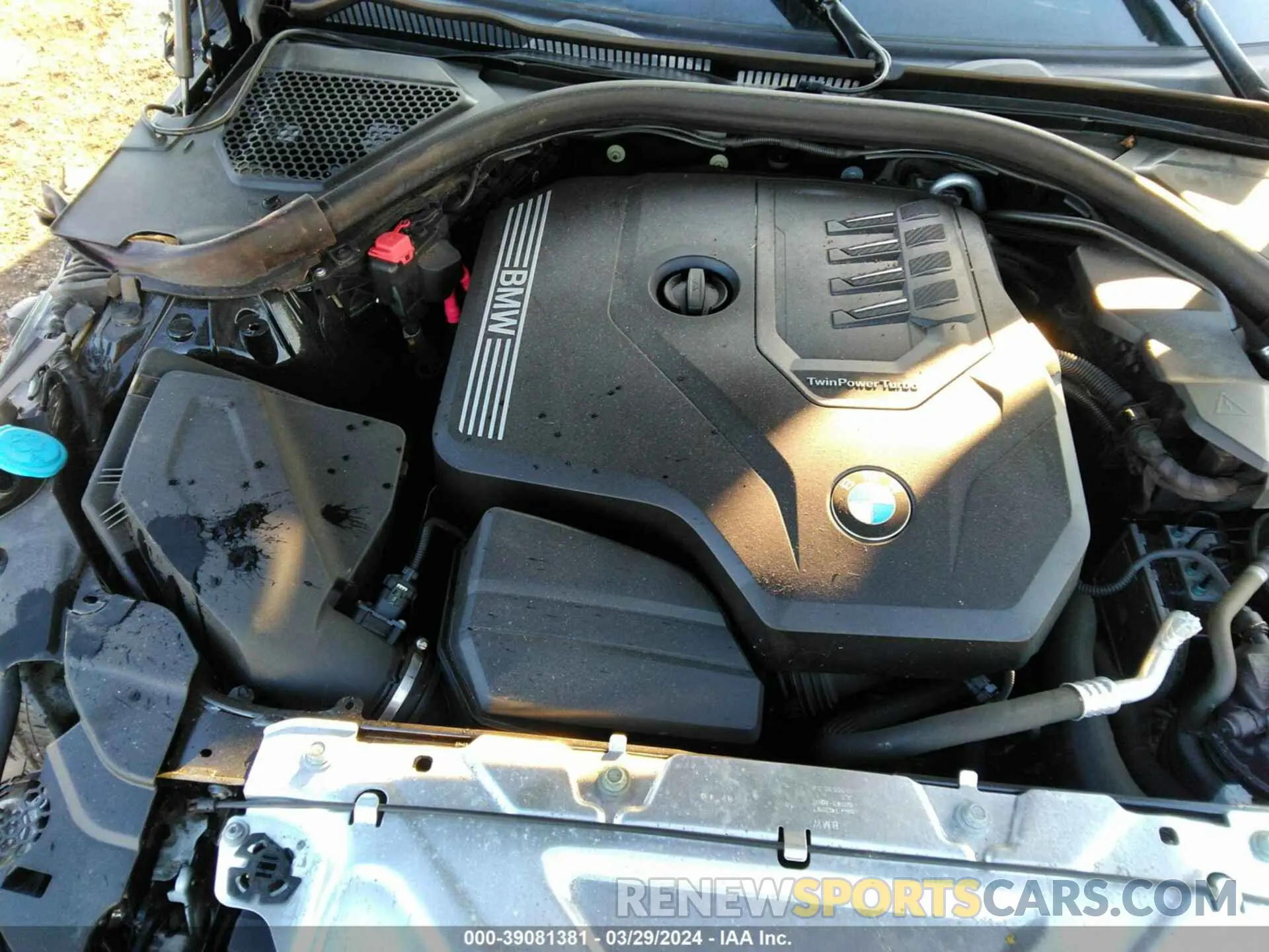 10 fotografías del automóvil dañado 3MW5R7J0XL8B21614 BMW 330XI 2020