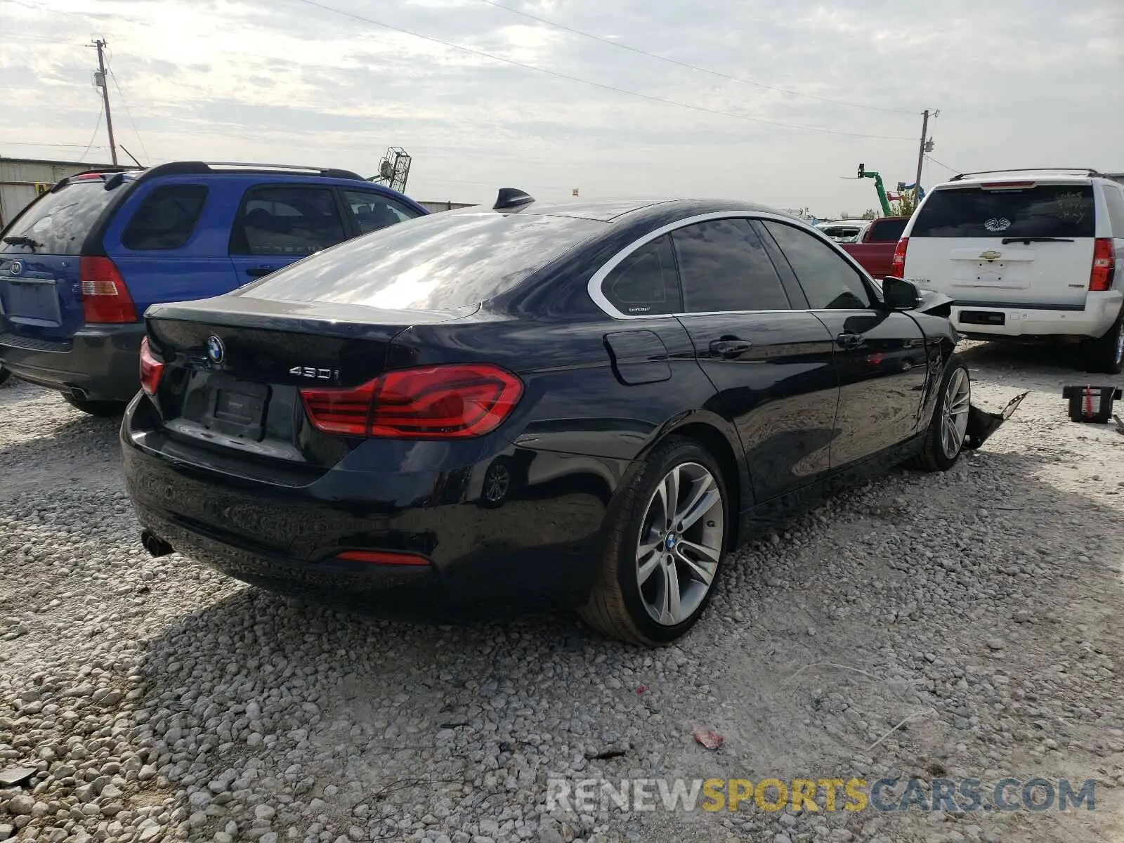 4 fotografías del automóvil dañado WBA4J1C52KBM14185 BMW 4 SERIES 2019
