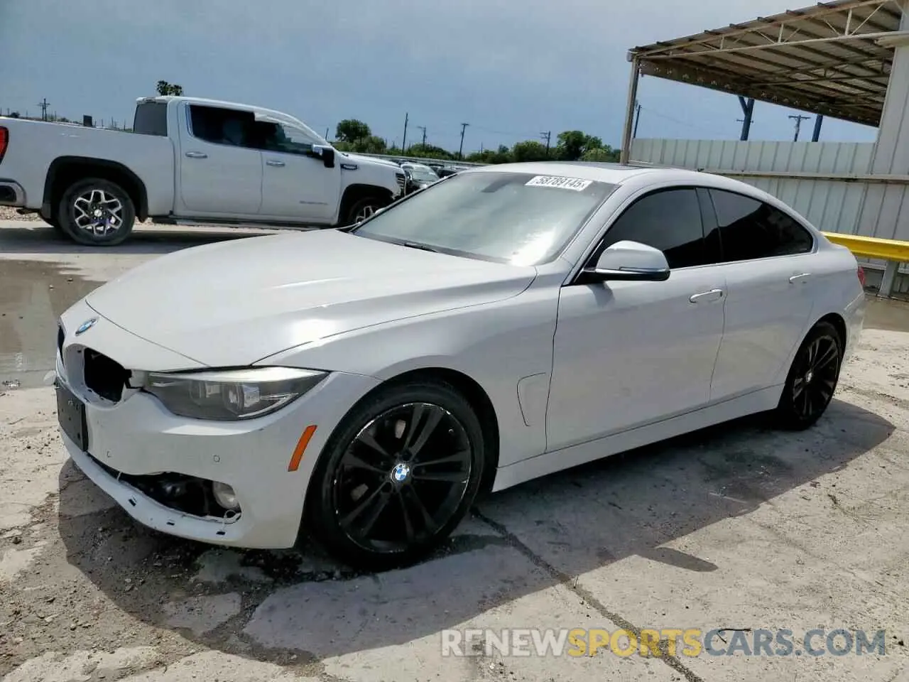 1 fotografías del automóvil dañado WBA4J1C52KBM16826 BMW 4 SERIES 2019