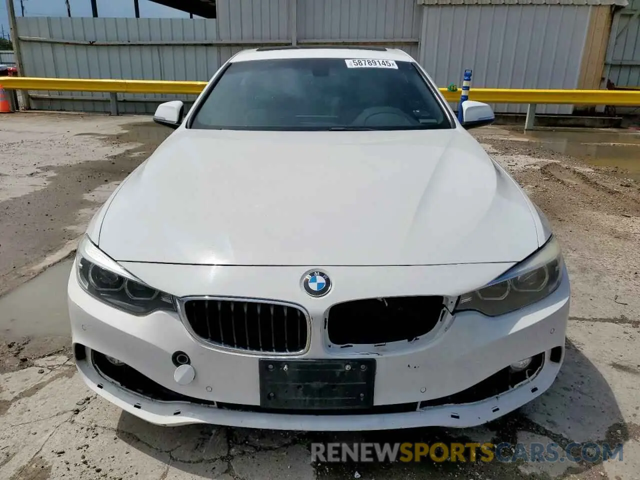 5 fotografías del automóvil dañado WBA4J1C52KBM16826 BMW 4 SERIES 2019