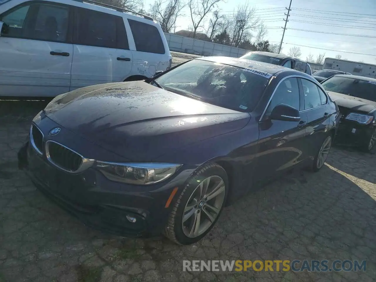 1 fotografías del automóvil dañado WBA4J1C52KBM18821 BMW 4 SERIES 2019