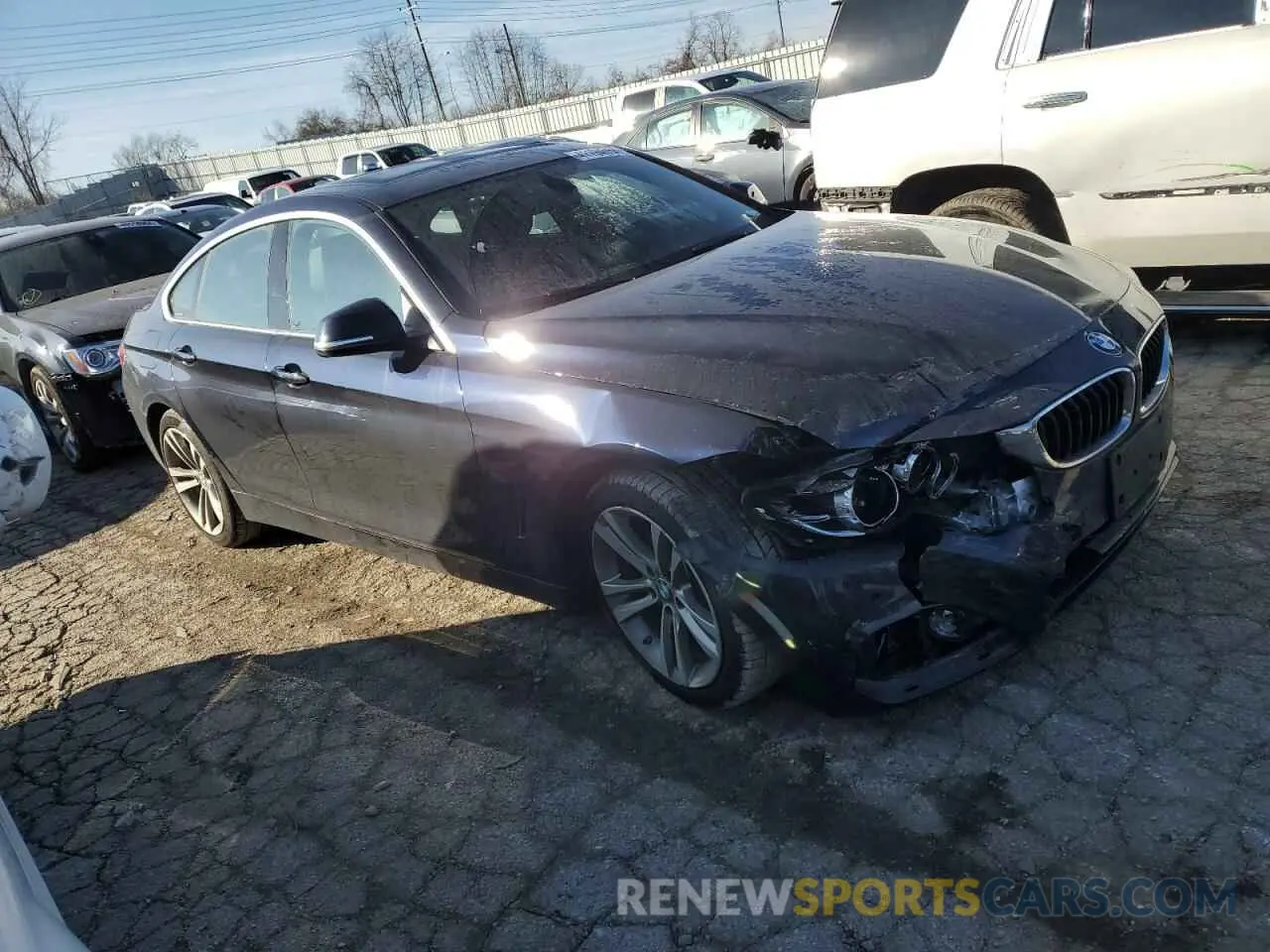 4 fotografías del automóvil dañado WBA4J1C52KBM18821 BMW 4 SERIES 2019