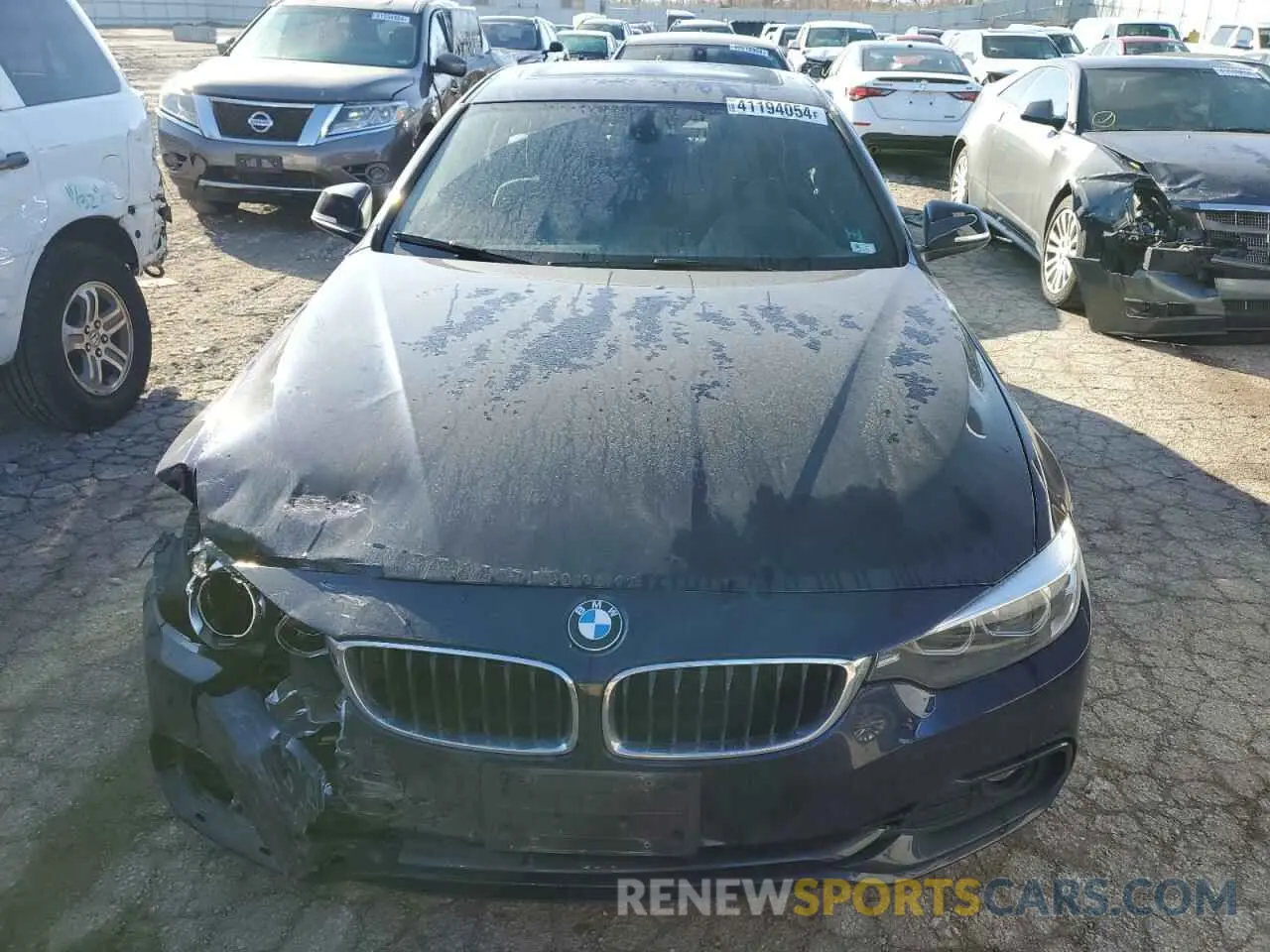 5 fotografías del automóvil dañado WBA4J1C52KBM18821 BMW 4 SERIES 2019
