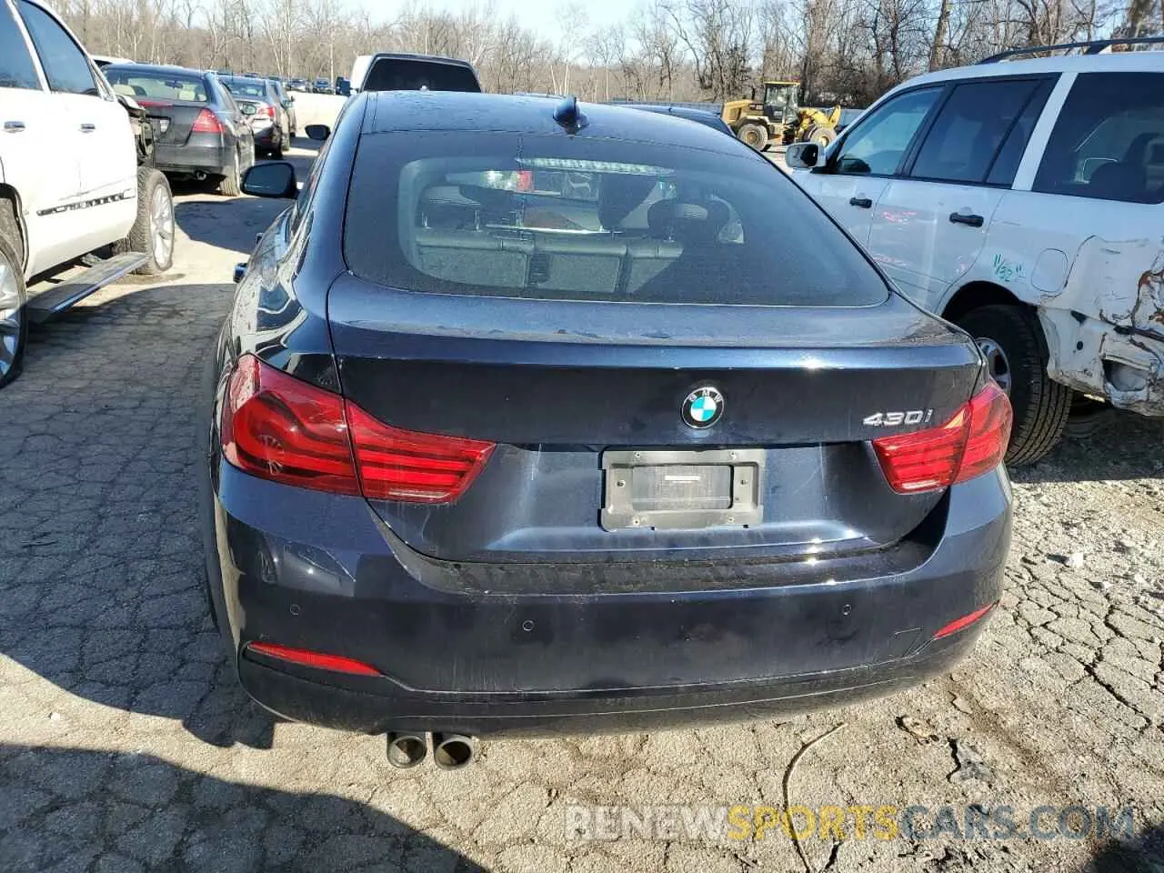 6 fotografías del automóvil dañado WBA4J1C52KBM18821 BMW 4 SERIES 2019