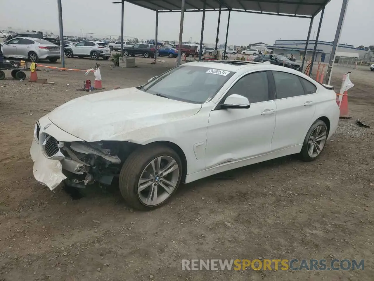 1 fotografías del automóvil dañado WBA4J1C54KBM15922 BMW 4 SERIES 2019