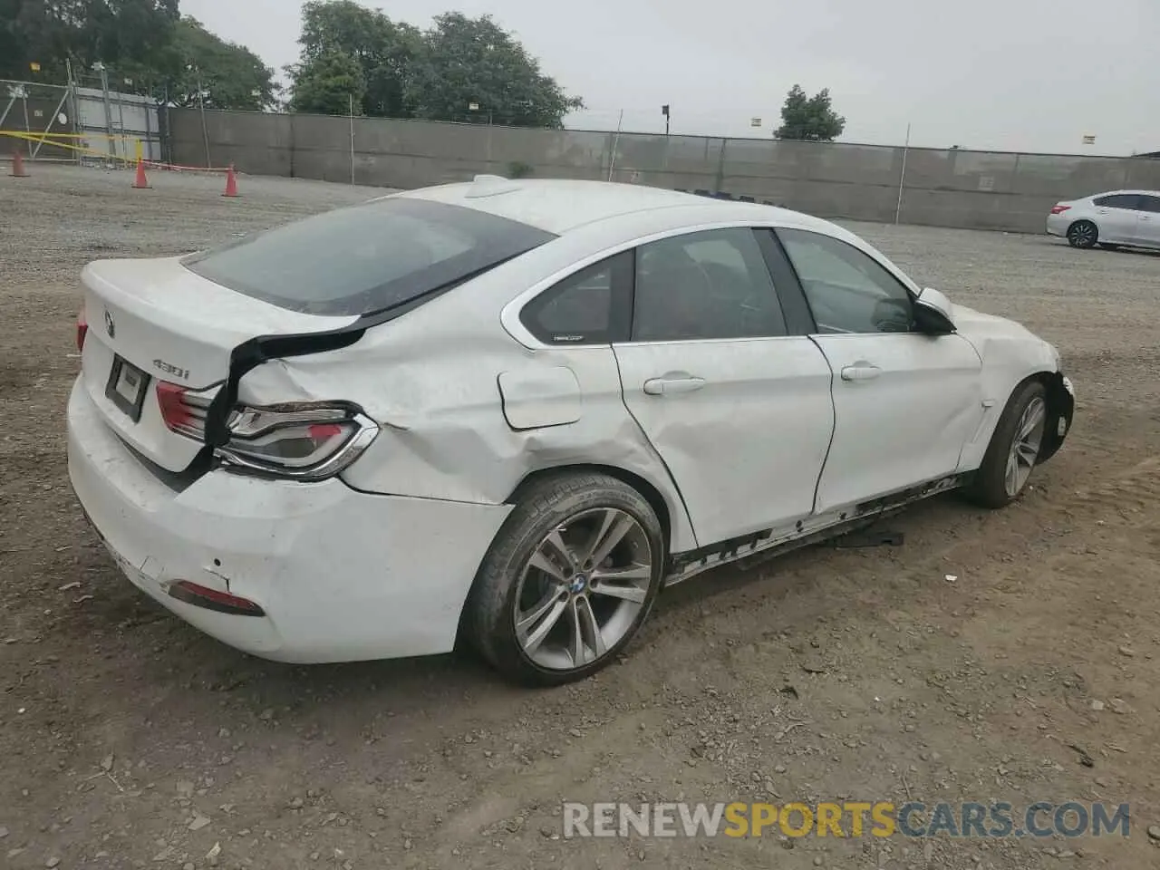 3 fotografías del automóvil dañado WBA4J1C54KBM15922 BMW 4 SERIES 2019