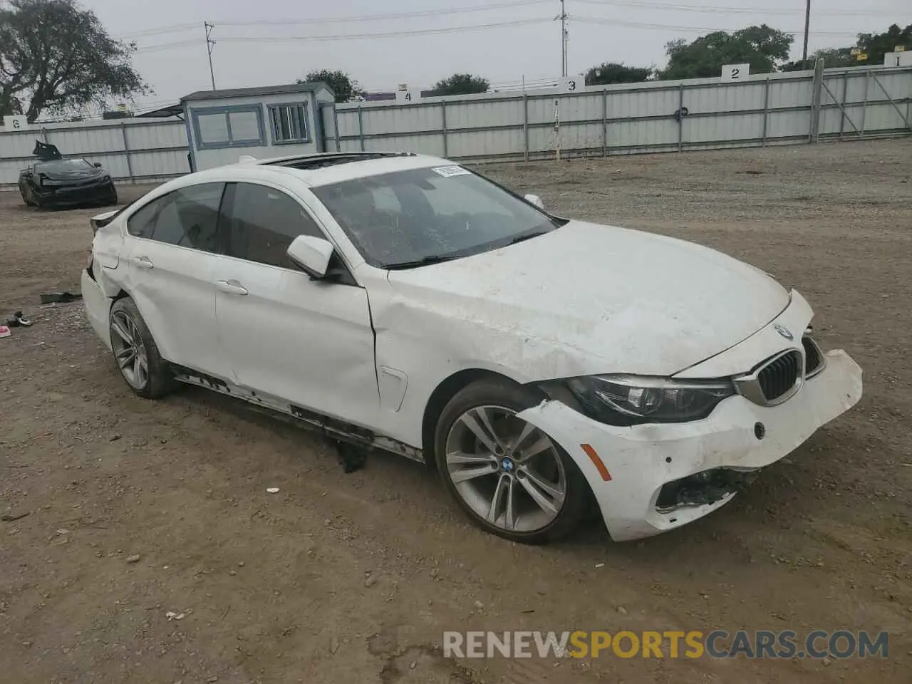 4 fotografías del automóvil dañado WBA4J1C54KBM15922 BMW 4 SERIES 2019