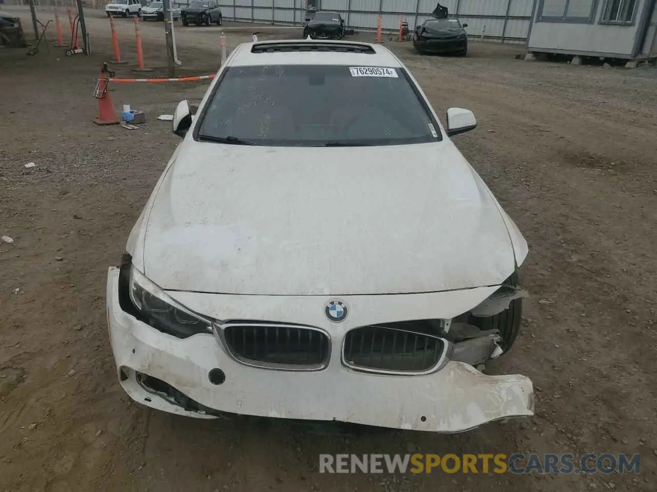 5 fotografías del automóvil dañado WBA4J1C54KBM15922 BMW 4 SERIES 2019
