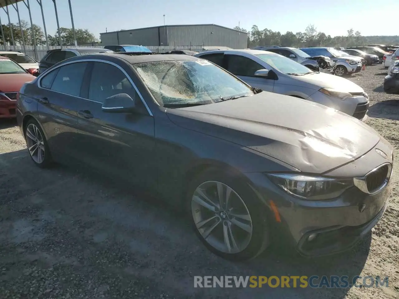 4 fotografías del automóvil dañado WBA4J1C55KBM12155 BMW 4 SERIES 2019