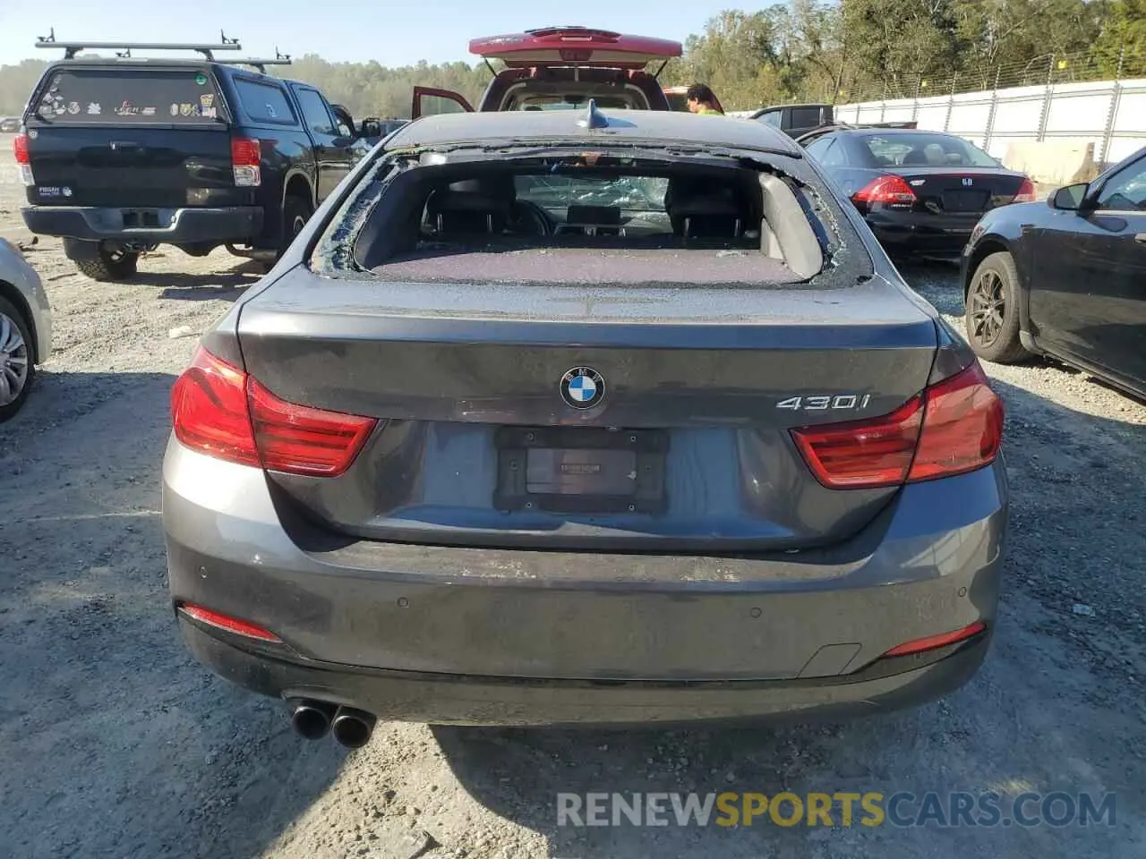 6 fotografías del automóvil dañado WBA4J1C55KBM12155 BMW 4 SERIES 2019