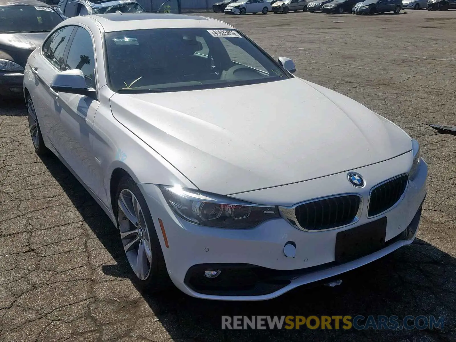 1 fotografías del automóvil dañado WBA4J1C55KBM14343 BMW 4 SERIES 2019