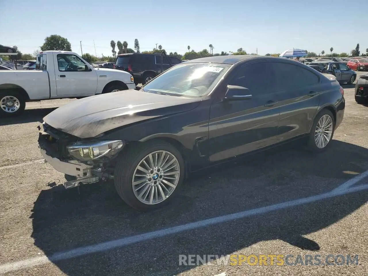 1 fotografías del automóvil dañado WBA4J1C55KBM15430 BMW 4 SERIES 2019