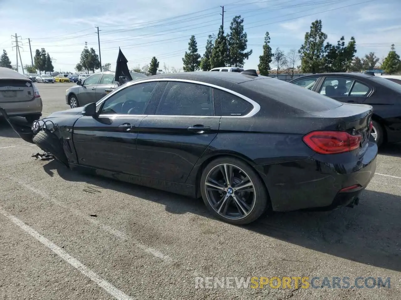 2 fotografías del automóvil dañado WBA4J1C56KBM16134 BMW 4 SERIES 2019