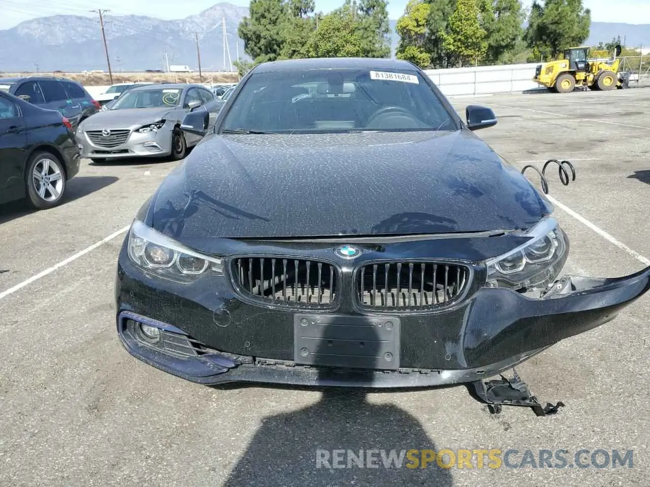 5 fotografías del automóvil dañado WBA4J1C56KBM16134 BMW 4 SERIES 2019