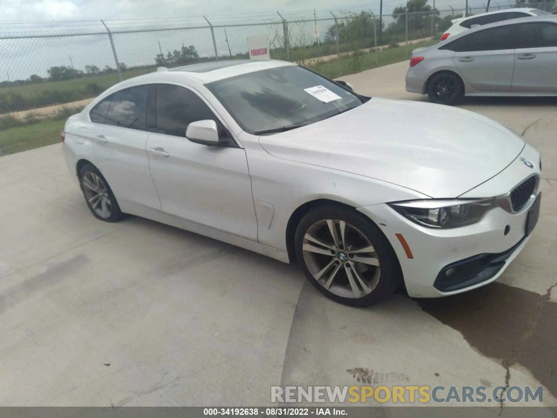1 fotografías del automóvil dañado WBA4J1C57KBM14618 BMW 4 SERIES 2019