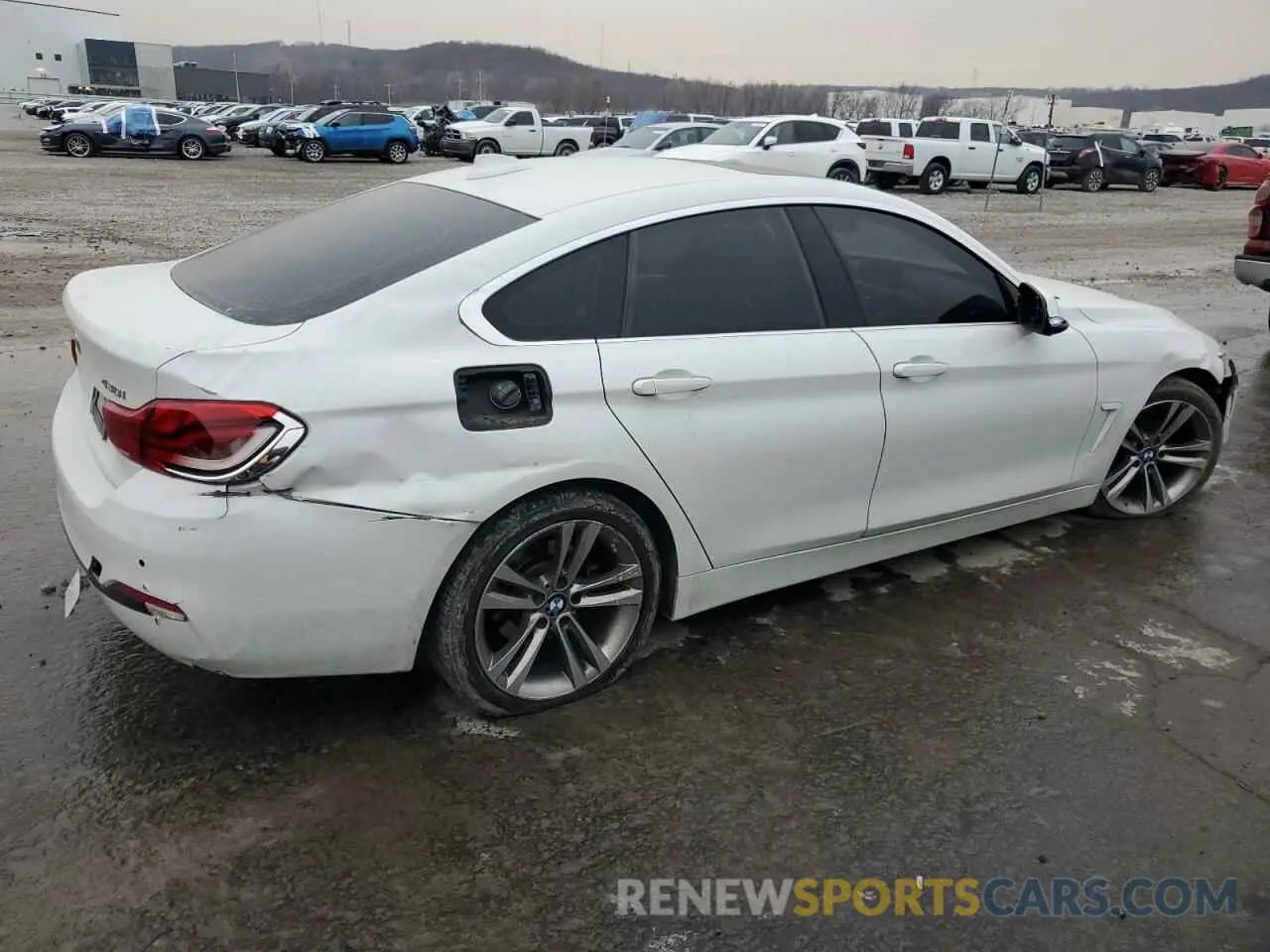 3 fotografías del automóvil dañado WBA4J1C58KBM13915 BMW 4 SERIES 2019