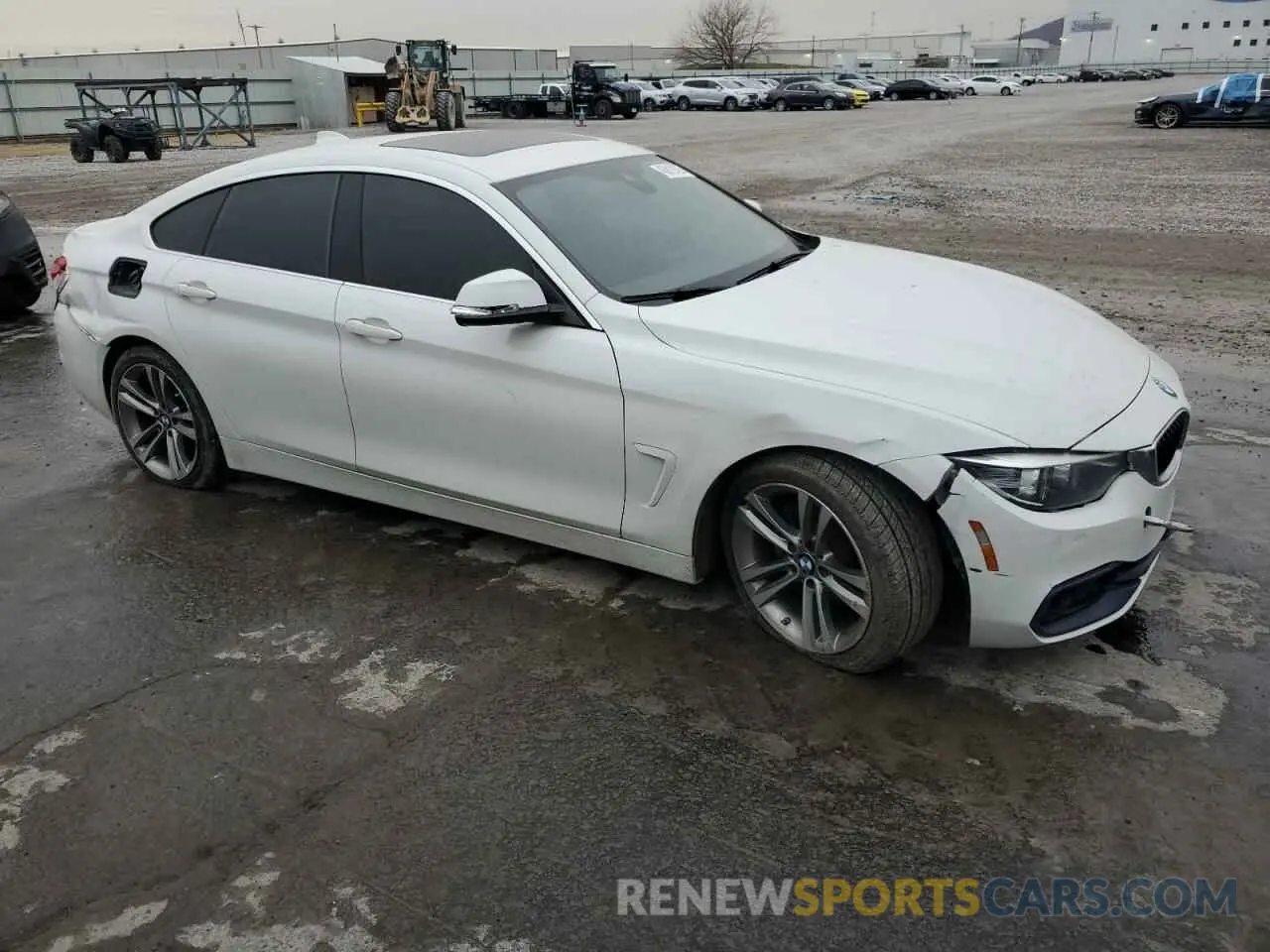 4 fotografías del automóvil dañado WBA4J1C58KBM13915 BMW 4 SERIES 2019