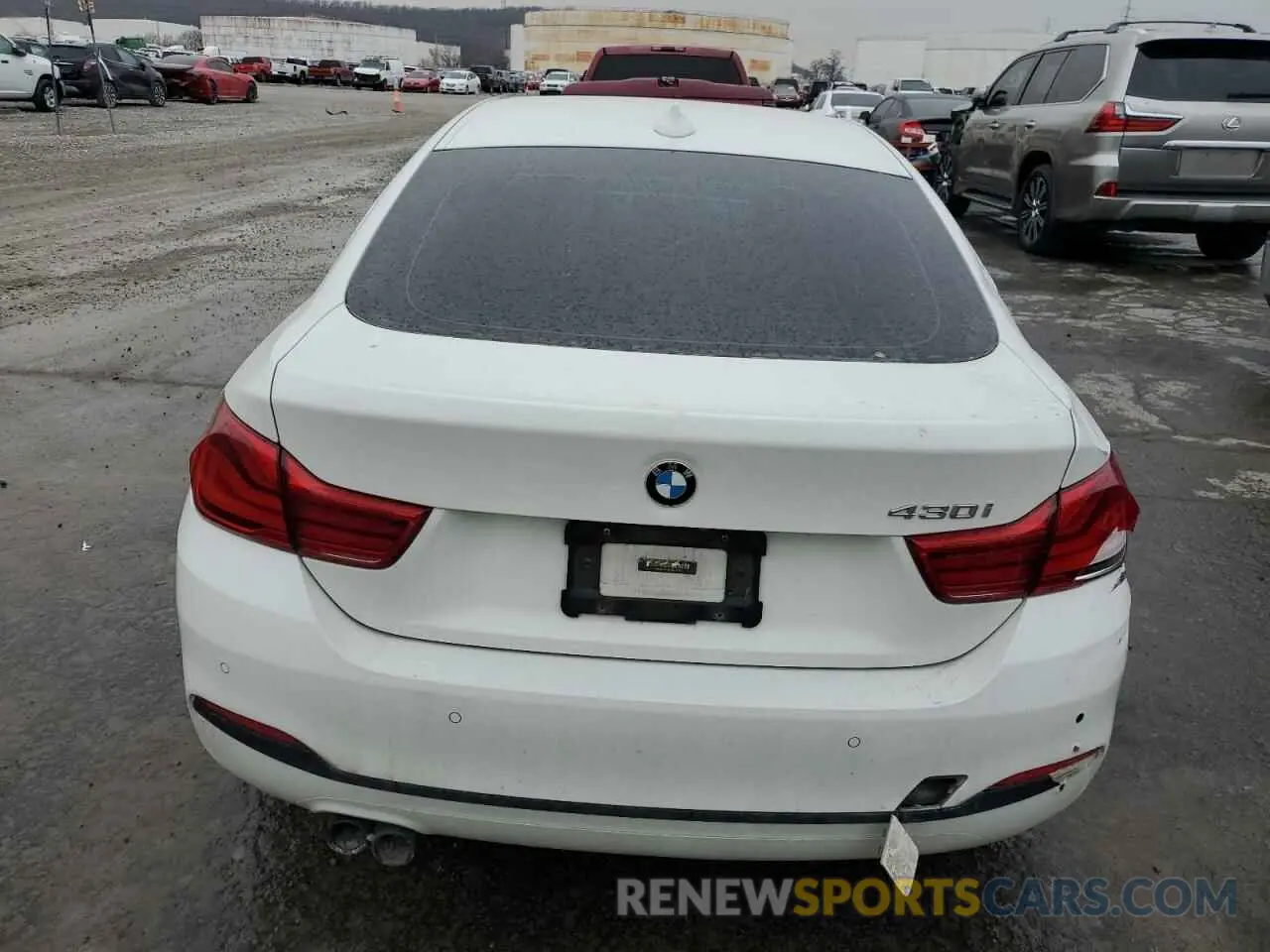 6 fotografías del automóvil dañado WBA4J1C58KBM13915 BMW 4 SERIES 2019