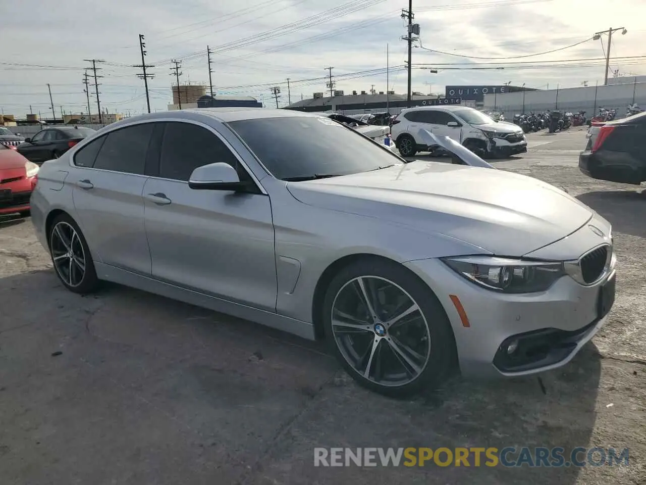 4 fotografías del automóvil dañado WBA4J1C59KBM17410 BMW 4 SERIES 2019