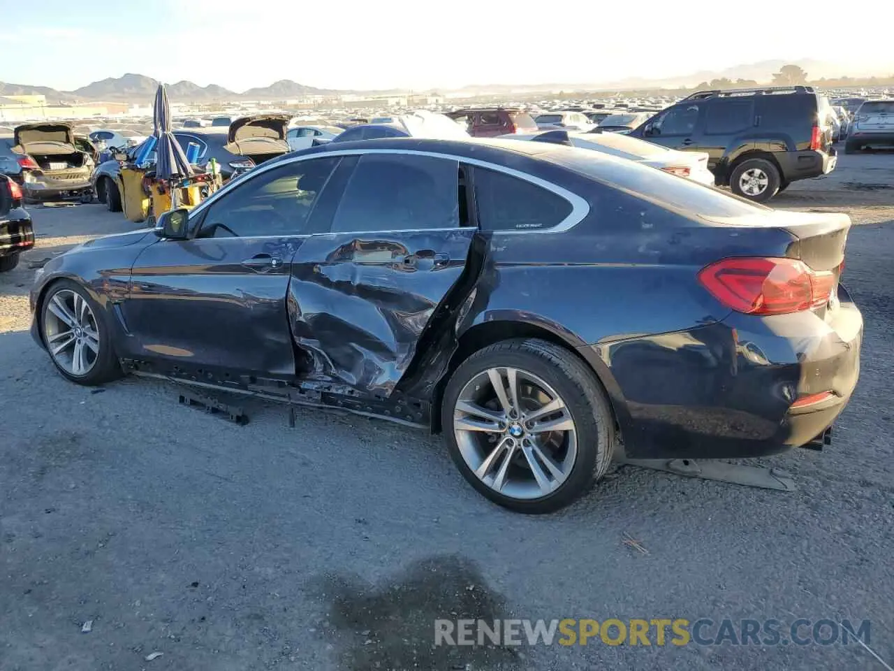 2 fotografías del automóvil dañado WBA4J1C5XKBM17982 BMW 4 SERIES 2019
