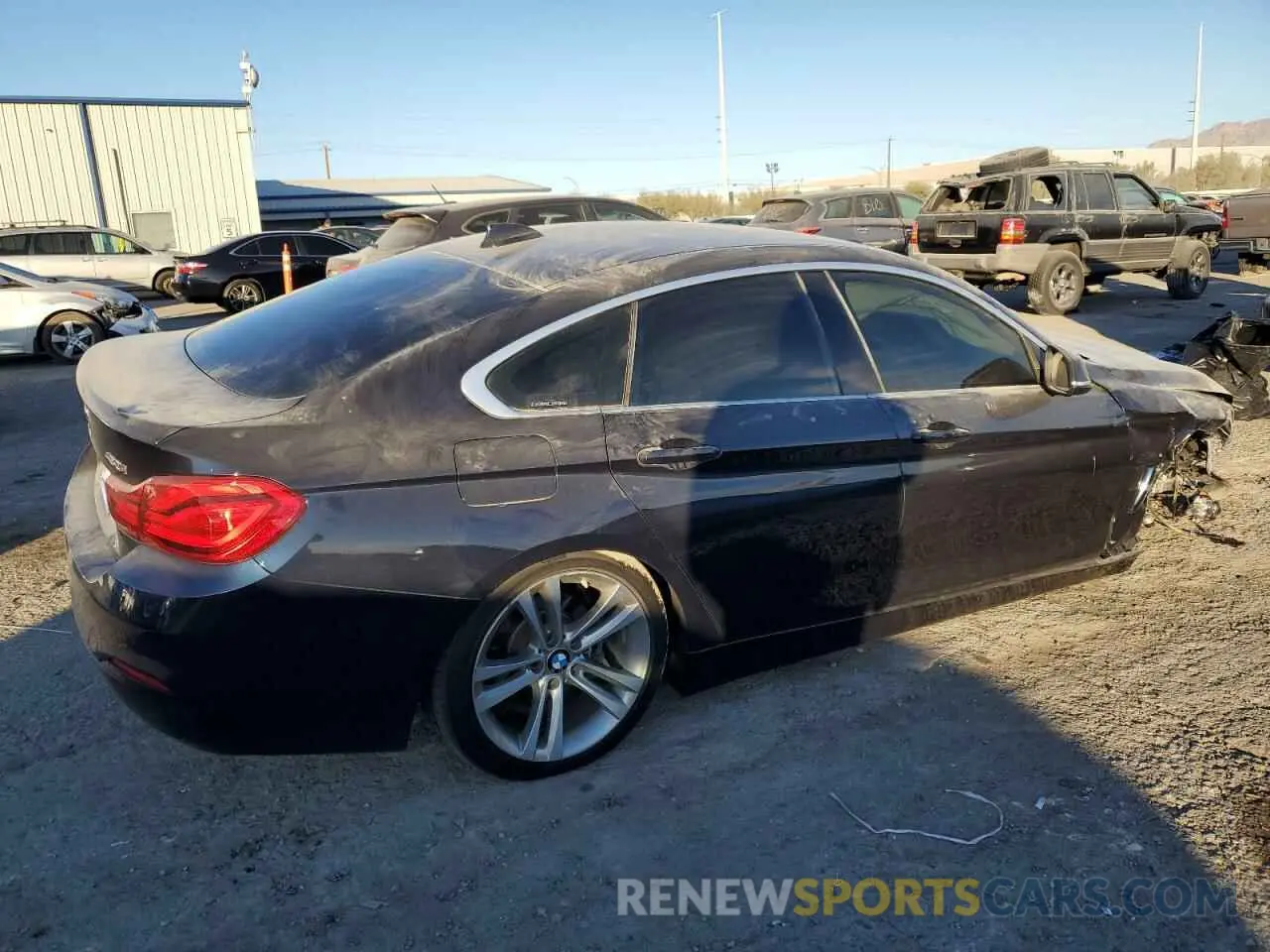 3 fotografías del automóvil dañado WBA4J1C5XKBM17982 BMW 4 SERIES 2019