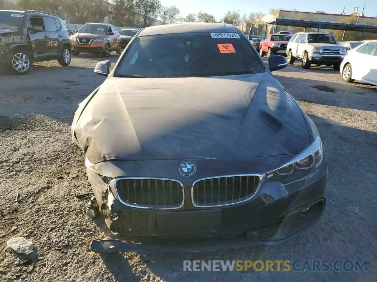 5 fotografías del automóvil dañado WBA4J1C5XKBM17982 BMW 4 SERIES 2019