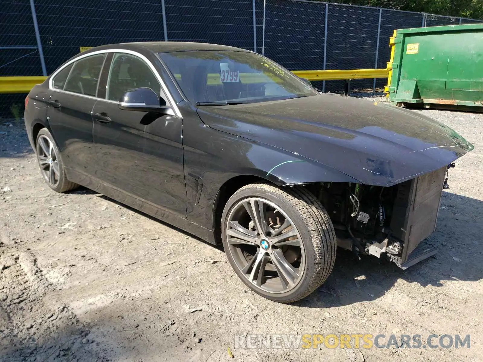 1 fotografías del automóvil dañado WBA4J3C50KBL09589 BMW 4 SERIES 2019