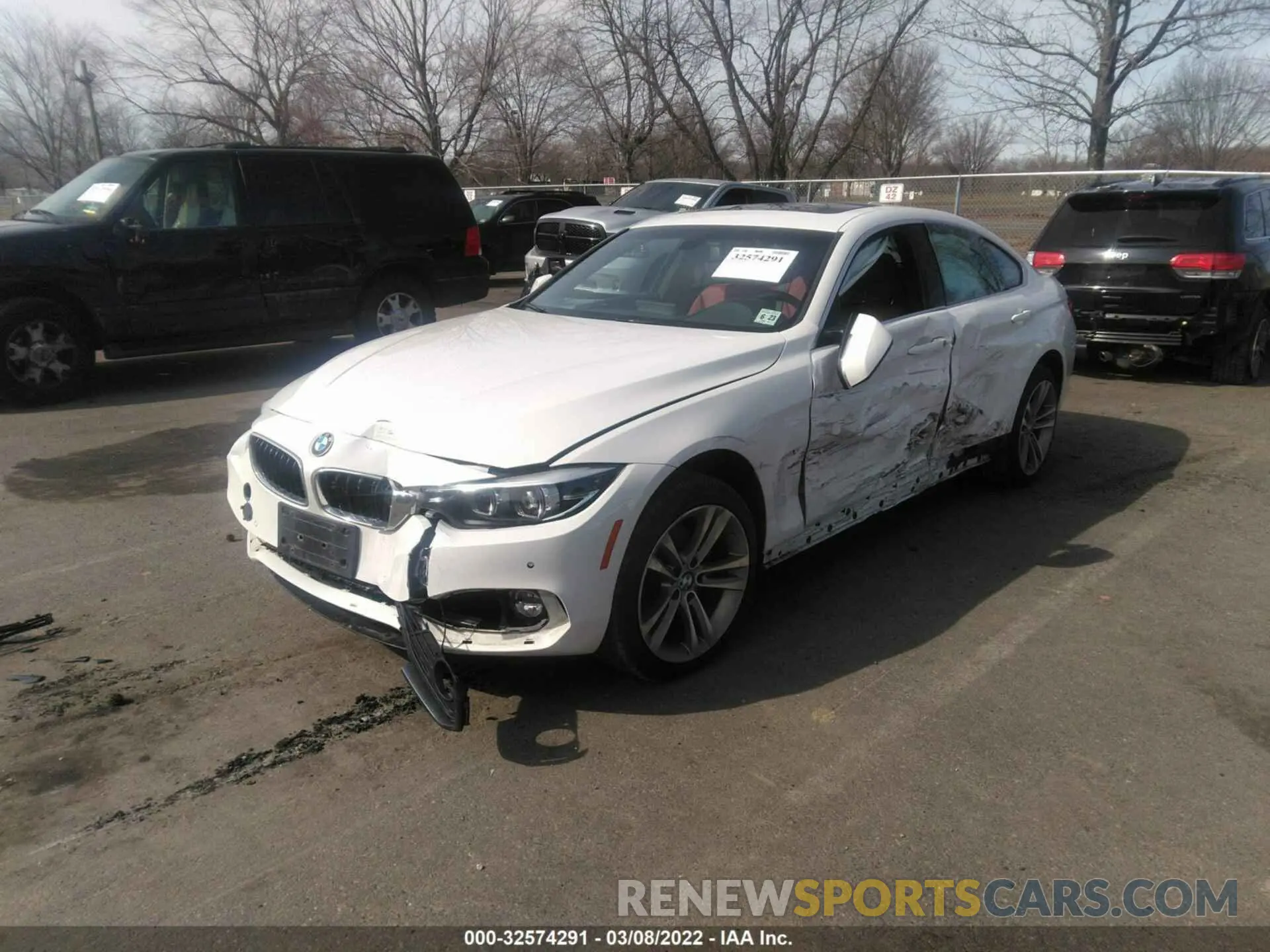 2 fotografías del automóvil dañado WBA4J3C52KBL05267 BMW 4 SERIES 2019