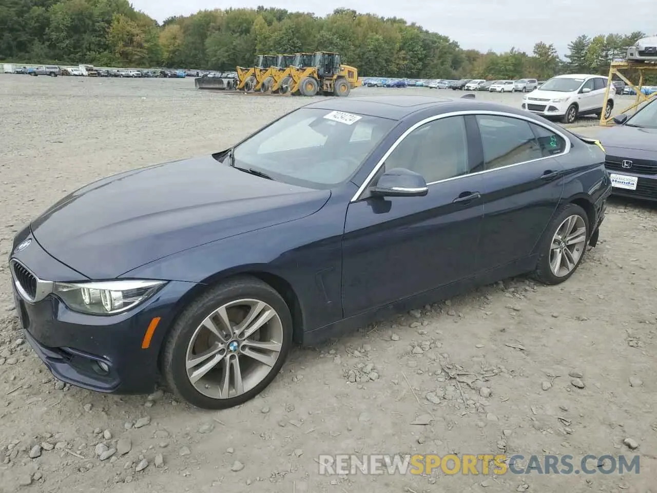 1 fotografías del automóvil dañado WBA4J3C53KBL07500 BMW 4 SERIES 2019