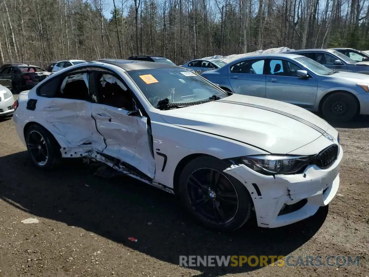 4 fotografías del automóvil dañado WBA4J3C55KBL05053 BMW 4 SERIES 2019