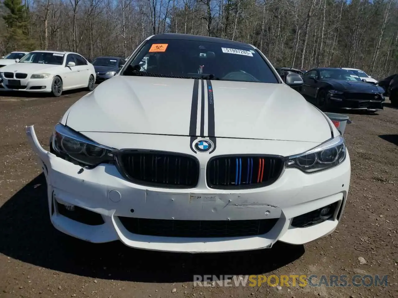 5 fotografías del automóvil dañado WBA4J3C55KBL05053 BMW 4 SERIES 2019