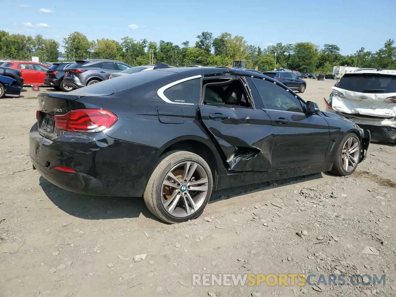 3 fotografías del automóvil dañado WBA4J3C57KBL08312 BMW 4 SERIES 2019