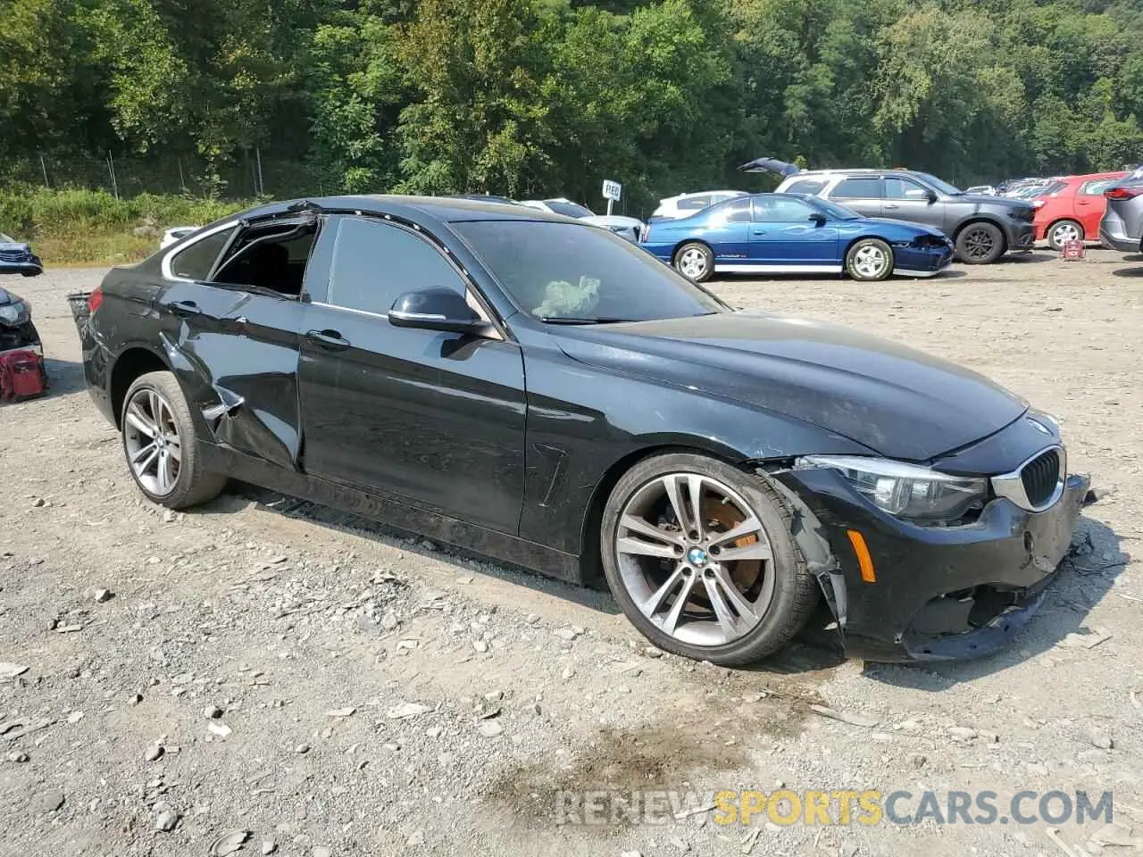 4 fotografías del automóvil dañado WBA4J3C57KBL08312 BMW 4 SERIES 2019