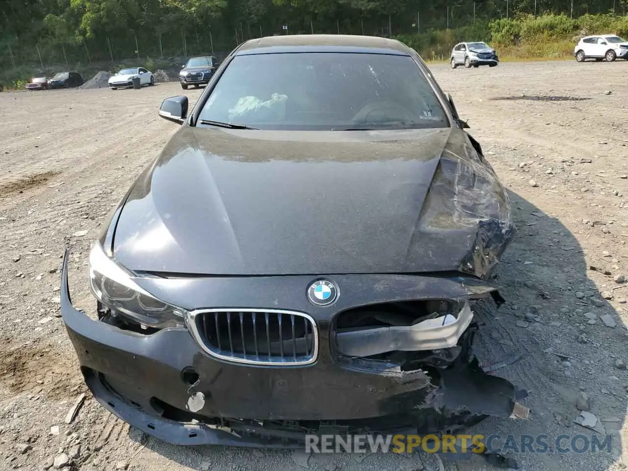 5 fotografías del automóvil dañado WBA4J3C57KBL08312 BMW 4 SERIES 2019