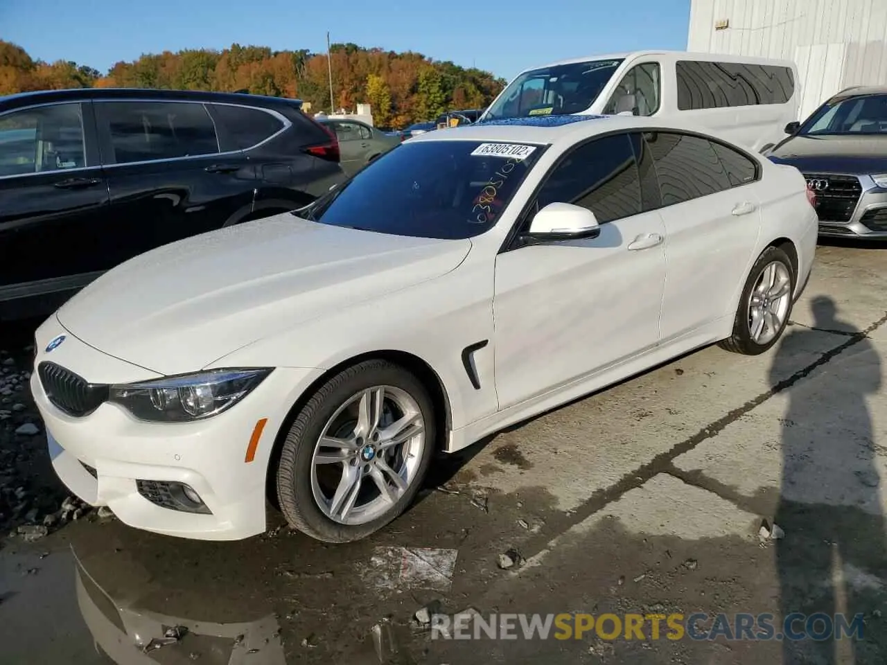 2 fotografías del automóvil dañado WBA4J3C57KBL09766 BMW 4 SERIES 2019