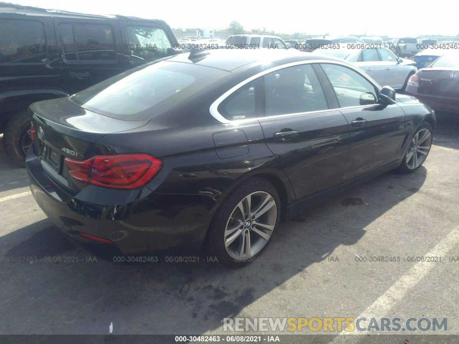 4 fotografías del automóvil dañado WBA4J3C58KBL09095 BMW 4 SERIES 2019