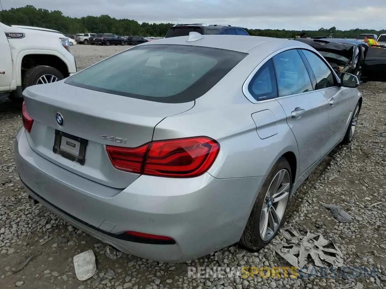 4 fotografías del automóvil dañado WBA4J5C50KBM65305 BMW 4 SERIES 2019