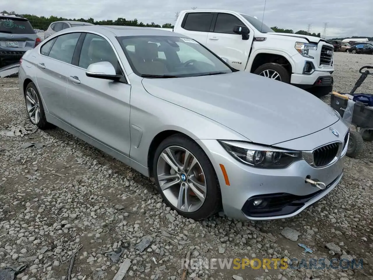 9 fotografías del automóvil dañado WBA4J5C50KBM65305 BMW 4 SERIES 2019