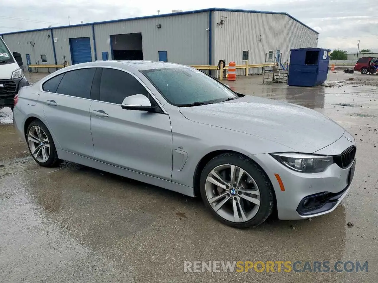 4 fotografías del automóvil dañado WBA4J5C54KBM66490 BMW 4 SERIES 2019