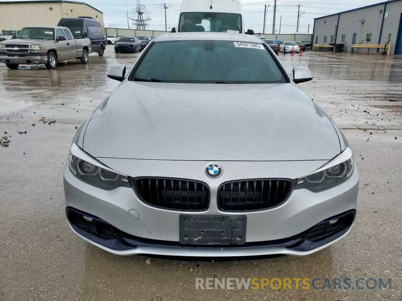 5 fotografías del automóvil dañado WBA4J5C54KBM66490 BMW 4 SERIES 2019