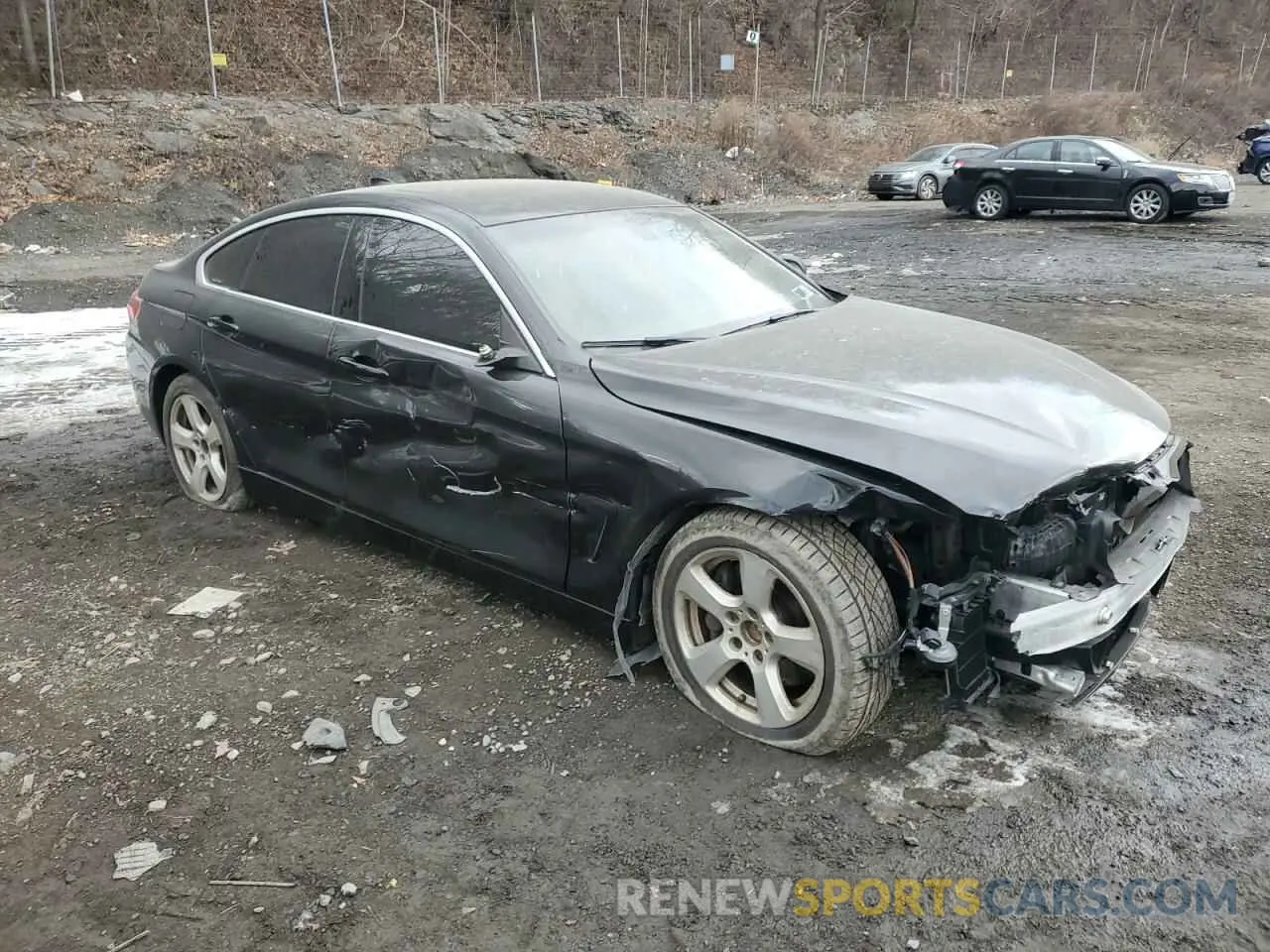 4 fotografías del automóvil dañado WBA4J7C50KBM76008 BMW 4 SERIES 2019