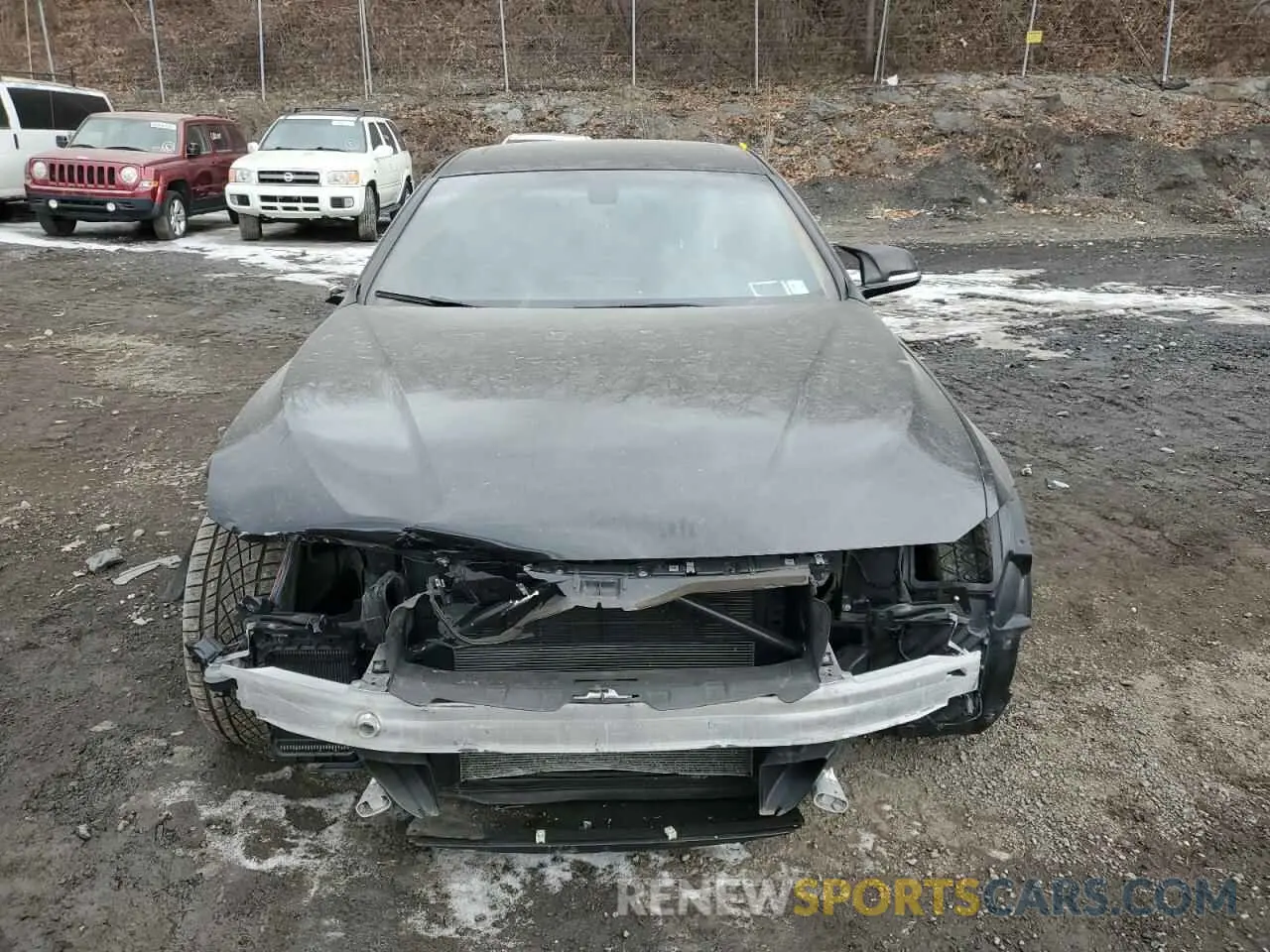 5 fotografías del automóvil dañado WBA4J7C50KBM76008 BMW 4 SERIES 2019
