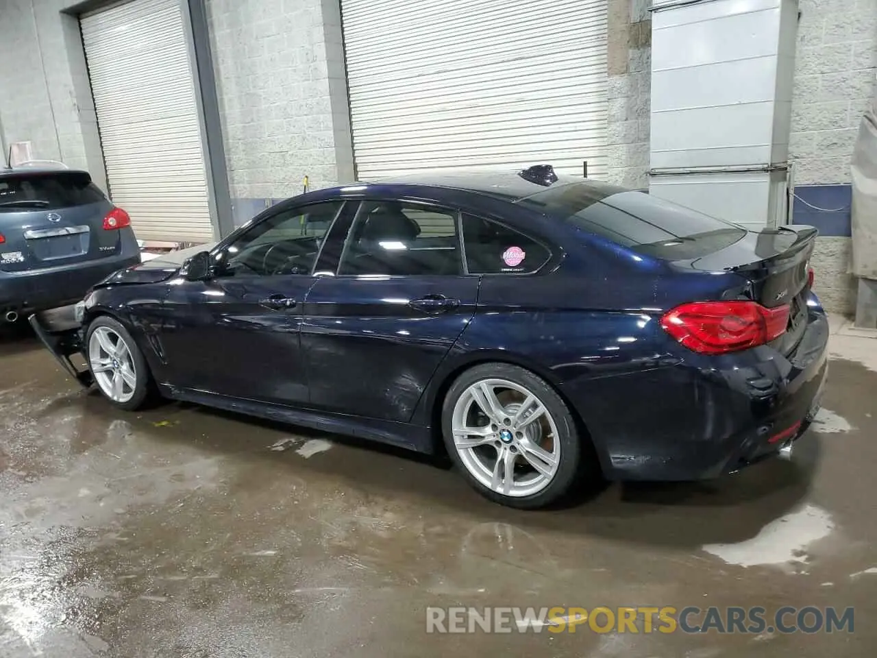 2 fotografías del automóvil dañado WBA4J7C52KBM76141 BMW 4 SERIES 2019