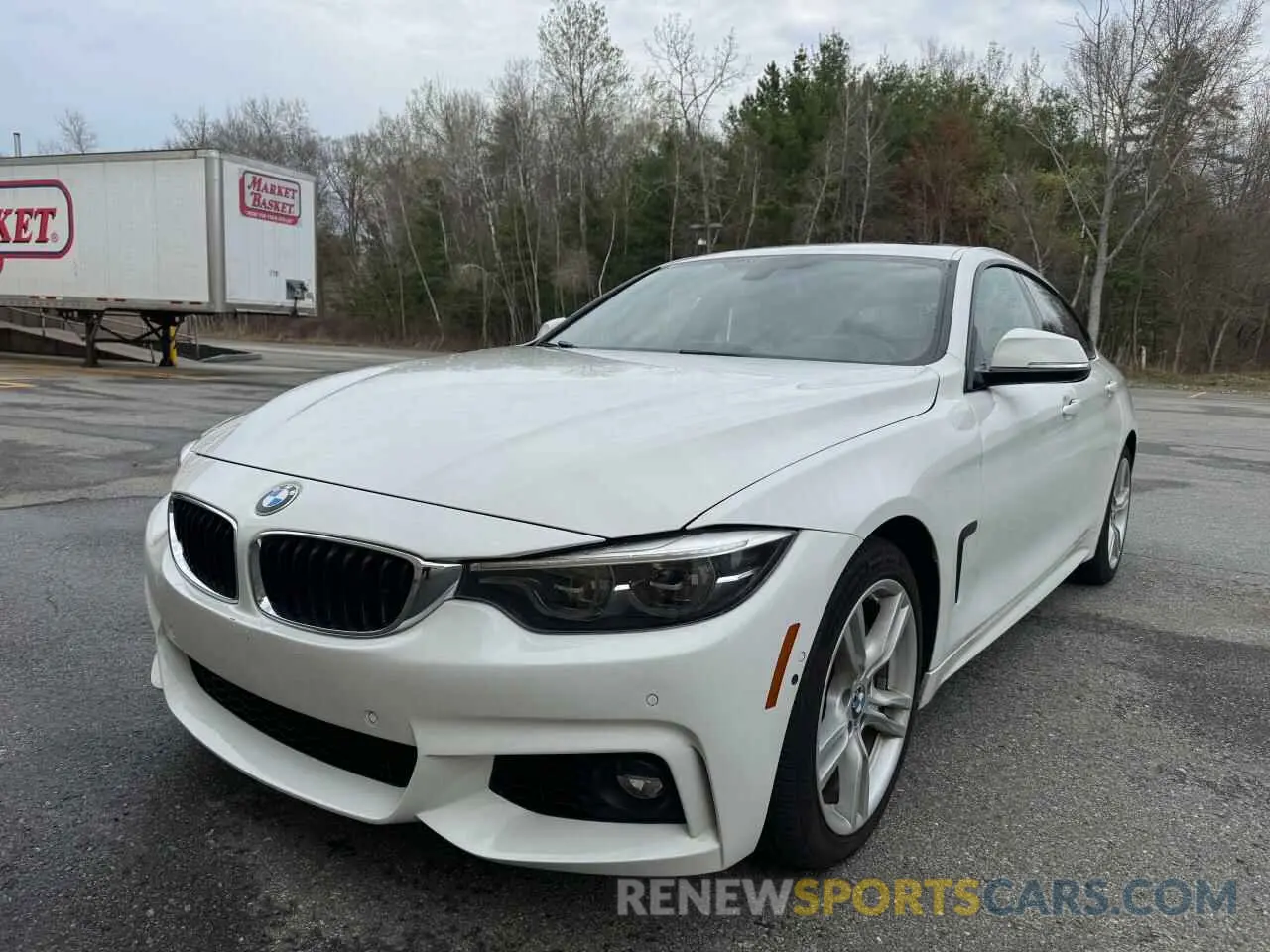 2 fotografías del automóvil dañado WBA4J7C54KBM74665 BMW 4 SERIES 2019
