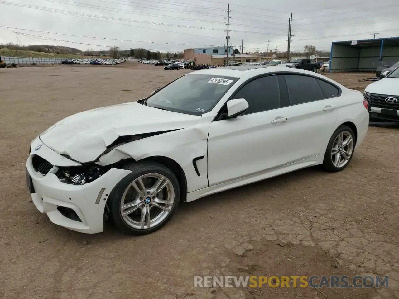 1 fotografías del automóvil dañado WBA4J7C5XKBM75674 BMW 4 SERIES 2019